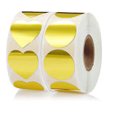 25MM Blank Heart Self-adhesive Sticker Label for Small Business