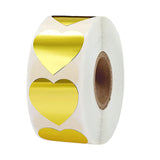 25MM Blank Heart Self-adhesive Sticker Label for Small Business