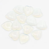 25MM Natural Opal Stone Good Heart Cab Cabochons Beads DIY Jewelry Making