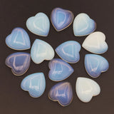 25MM Natural Opal Stone Good Heart Cab Cabochons Beads DIY Jewelry Making