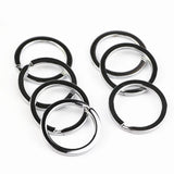 25MM Metal Keyring Rhodium Plated Split Key Ring Findings 200pcs/lot