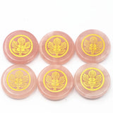 25MM Natural Stone Tree of Life Maple Leaf Jewelry Amethysts Aventurine W1113