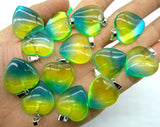 25MM Heart Pendant Natural Stone for DIY Jewelry Making