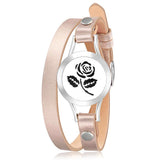 25MM Stainless Steel Rose Flower Aromatherapy Oil Box Bracelet