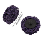 25PCS 2" 50mm Purple Strip & Clean Discs w/ Holder