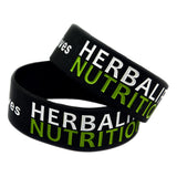 25PCS Changing Lives Silicone Bracelet 1 Inch Debossed Logo