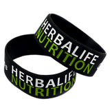 25PCS Changing Lives Silicone Bracelet 1 Inch Debossed Logo