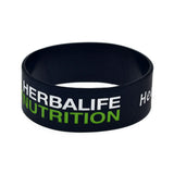 25PCS Healthy Active Lifestyle Silicone Bracelet 1 Inch Wide Slogan Jewelry