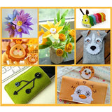 25Pcs 12x8 in Felt Fabric Sheets Craft Sewing DIY 1mm Thick Jewelry Tool