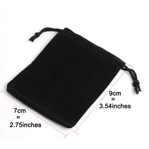 25Pcs 7x9cm Velvet Drawstring Pouch Bag/Jewelry Bag