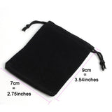 25Pcs 7x9cm Velvet Drawstring Pouch Bag/Jewelry Bag