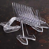 25Pcs Coin Holder Clear Acrylic Easel Stands Display Storage Rack