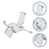 25Pcs Crystal Acrylic Display Stand Pedestal for Jewelry Pendants