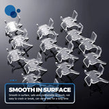 25Pcs Crystal Acrylic Display Stand Pedestal for Jewelry Pendants