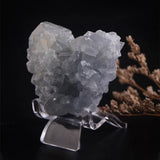 25Pcs Crystal Acrylic Display Stand Pedestal for Jewelry Pendants