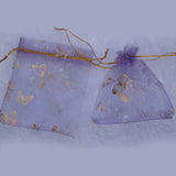 25Pcs Organza Gift Bags Drawstring Pouches Wedding Party 10X12cm