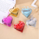 25Pcs Candy Box Love Heart Carton Hollowed Ribbon for Guests Party Wedding