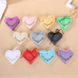 25Pcs Candy Box Love Heart Carton Hollowed Ribbon for Guests Party Wedding