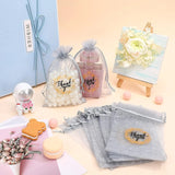 25Pcs Thank You Organza Gift Bag for Wedding Baby Shower