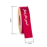 25Yards 2.5cm Just For You Printing Ribbon - Gift Packaging, Cake Box Decorative