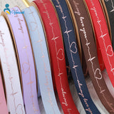 25Yards/Roll 25mm DIY Bronzing Thread Ribbon Cake Flower Decorative Ribbon