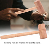 Wooden Hammer Mallets Jewelry Repair Tool DIY Silver Platinum Goldmith