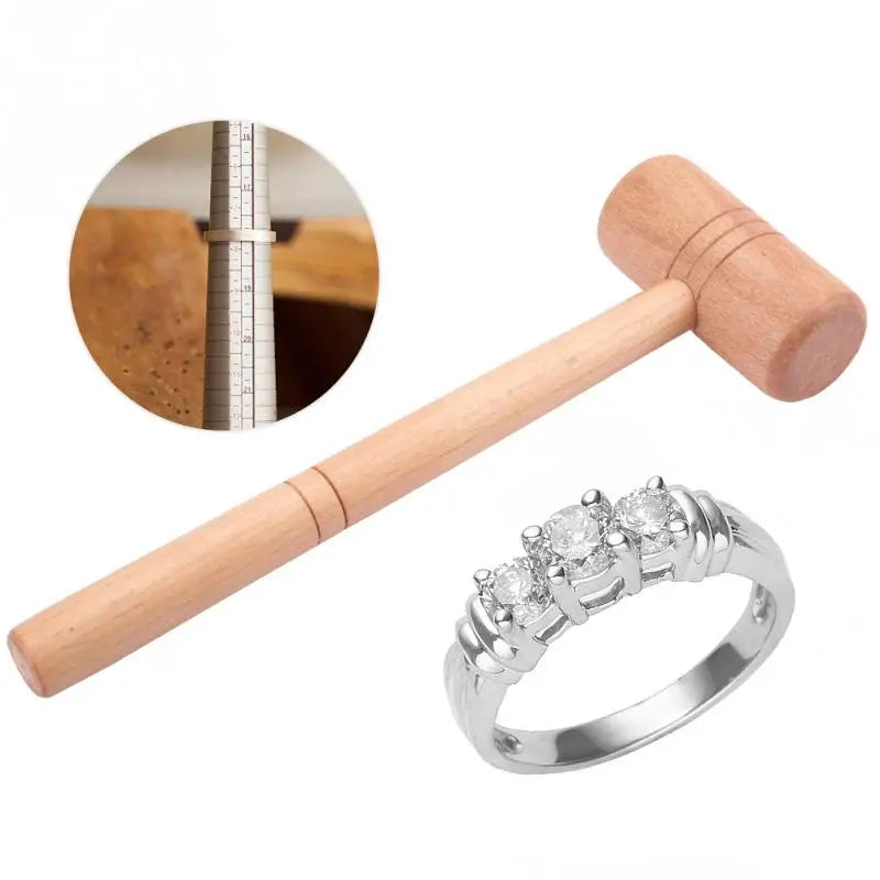 Wooden Hammer Mallets Jewelry Repair Tool DIY Silver Platinum Goldmith