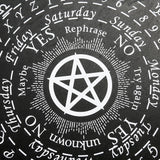 Pentagram Wood Pendulum Witchcraft Altar Board Star Crystal Divination