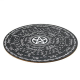 Pentagram Wood Pendulum Witchcraft Altar Board Star Crystal Divination
