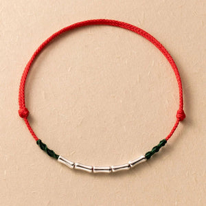 925 Sterling Silver Rope Bracelet Women Thread Line String Jewelry