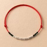 925 Sterling Silver Rope Bracelet Women Thread Line String Jewelry