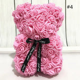Rose Teddy Bear Rose Flower Artificial Decoration Birthday Party Wedding Decor