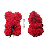 Rose Teddy Bear Rose Flower Artificial Decoration Birthday Party Wedding Decor