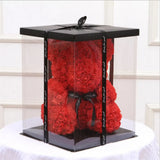 Rose Teddy Bear Rose Flower Artificial Decoration Birthday Party Wedding Decor