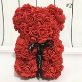 Rose Teddy Bear Rose Flower Artificial Decoration Birthday Party Wedding Decor