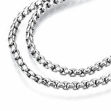 304 Stainless Steel Link Chains Box Chains for Jewelry Making DIY