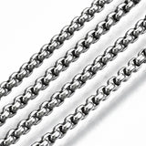 304 Stainless Steel Link Chains Box Chains for Jewelry Making DIY