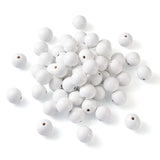 Large Hole Natural Wood Beads for DIY Jewelry Making Xmas Wooden Garland