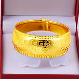 25mm Wedding Jewelry Plated Dragon Phoenix Bracelet