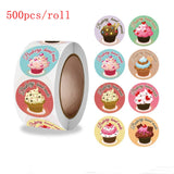 25mm Cake Stickers Gift Packing Sealing Labels Dessert