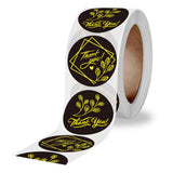 25mm Foil Thank You Stickers for Small Business Packages