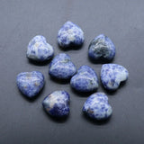 25mm Natural Stone Beads Heart Shape Tiger Eye Green Aventurine DIY Necklace
