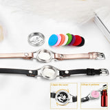 25mm Perfume Locket Stainless Steel Essential Oil Diffuser Aromatherapy Bracelet