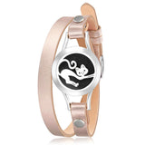 25mm Perfume Locket Stainless Steel Essential Oil Diffuser Aromatherapy Bracelet