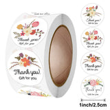 25mm Pink Thank You Stickers Small Business Decoration Labels Gift For You