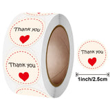25mm Pink Thank You Stickers Small Business Decoration Labels Gift For You