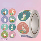 25mm Round Rabbit Thank You Sticker Small Bussiness