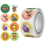 25mm Animal Thank You Sticker for Bussiness Decoration Sealing Label
