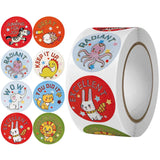 25mm Animal Thank You Sticker for Bussiness Decoration Sealing Label