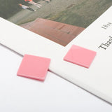 10pcs 25mm Square Fruta Acrylic Hairpin Earrings Accessories